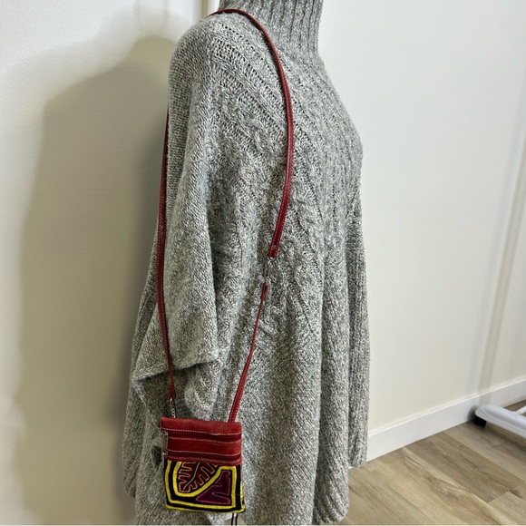 ◾️Columbian Leather Shoulder Strap Coin Purse Bag - Picture 2 of 6